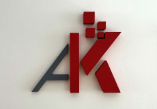 logo in polistirolo per ufficio ak premium95