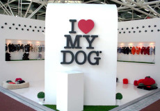 logo in polistirolo i love my dog